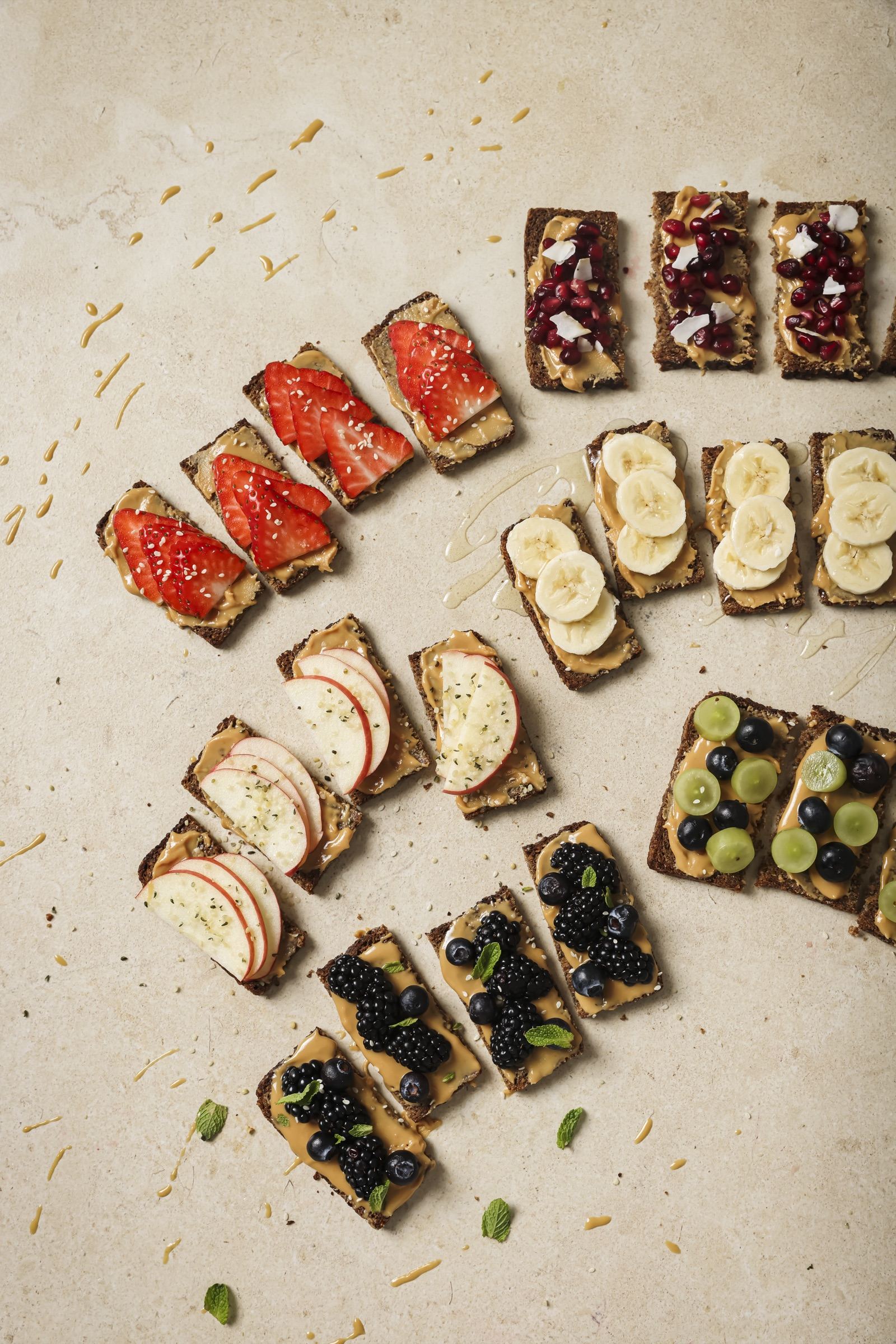 Biona peanut butter finger toasts